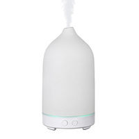Humidificateur d'ambiance électrique ultrasonique en céramique 100 ml, diffuseur d'arômes d'huiles essentielles, décoration domestique – Populaire et très vendu