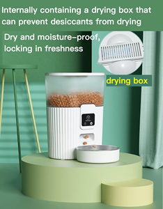 वाईफाई वीडियो रिमोट फीडिंग बुद्धिमान पालतू स्वचालित फीडर पर्यावरण पर्यावरण अनुकूल प्लास्टिक बिल्ली कुत्ते भोजन समय संरक्षण - Product Image 2