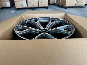 Cerchio per auto passeggeri Xinlin Flow Forming grigio e nero con finitura a macchina per F30 741 X5 X6 G05 19 20 21 22 pollici 5X112 5X120 sfalsato - Product Image 5