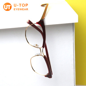 Montures de lunettes optiques Utop, mode, haute densité, luxe, <span class=keywords><strong>pour</strong></span> hommes, design œil de chat, en acétate - Product Image 6