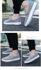 Zapatos de <span class=keywords><strong>Hombre</strong></span> de Talla Grande 39-48, Multicolores, Combinables <span class=keywords><strong>con</strong></span> Todo, Estilo Coreano, Modernos, <span class=keywords><strong>con</strong></span> <span class=keywords><strong>Velcro</strong></span>, de Caña Baja, Ligeros - Product Image 5