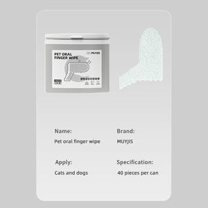 Gants jetables <span class=keywords><strong>double</strong></span> <span class=keywords><strong>face</strong></span> pour le nettoyage doux et les soins des gencives, lingettes pour animaux de compagnie, lingettes pour le nettoyage des dents pour chiens et chats - Product Image 6