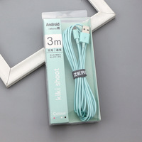 Câble USB-C vers iPhone 12/13/14 IOS de 3 mètres à chargement rapide, personnalisable avec logo, en TPE/PVC, vente en gros SD-212