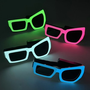 Gafas de Fiesta de Navidad con Forma de Corazón <span class=keywords><strong>LED</strong></span> de Neón 2025, Gafas Luminosas para Bar, Conciertos, Clubes, Música, Accesorios de Disfraces, Artículos Novedosos - Product Image 2