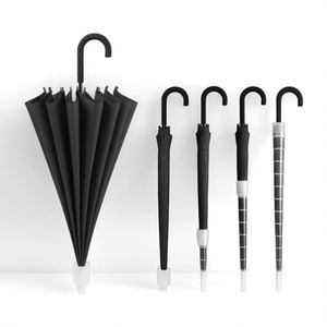 High Quality Cheap Custom Promotional Luxury Clear Straight Wholesale <b>Umbrella</b> With Logo for Outdoor Events - Product Image 1