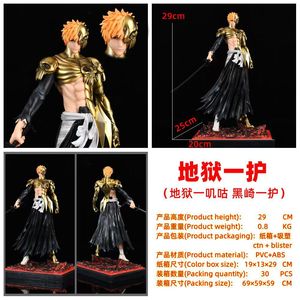 Statua Decorativa Artigianale di Ichigo Kurosaki One Protector Black Gold Death Hell One Protector Hell 1 - Product Image 2