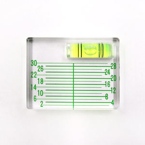 Regla de ajuste de equilibrio para tocadiscos de vinilo acrílico de fábrica, herramienta de alta precisión integrada de doble dirección para aguja de tocadiscos - Product Image 1