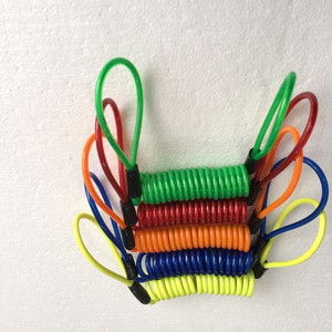 120cm alarme disque serrure sécurité Anti <span class=keywords><strong>voleur</strong></span> vélo moto roue frein à disque alarme serrure et sac et rappel ressort câble - Product Image 2