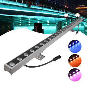 IP65 không thấm nước chiếu sáng ngoài trời 18W/24W Pixel Bar LED Tường máy giặt rửa ánh sáng nhôm 90 80 thân đèn nhôm + kính cường lực - Product Image 4