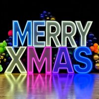 Lampes à LED blanc chaud pour lettres lumineuses, enseignes lumineuses pour décorations de fêtes de Noël