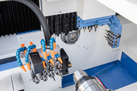 Tour CNC Suisse de Précision Z266, 6 Axes, Double Broche, Outils Motorisés, Machine de Découpe et d'Alésage des Métaux, Prix de Gros Personnalisé