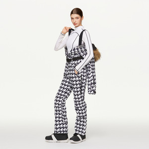 Combinaison <span class=keywords><strong>de</strong></span> <span class=keywords><strong>ski</strong></span> pour femme, coupe ajustée, hiver, extérieur, coupe-vent, imperméable, chaude, 100% polyester, fusion sans couture - Product Image 4