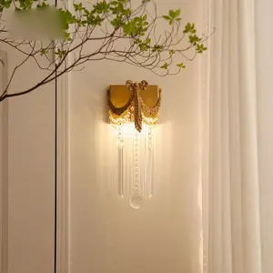 Hotel lights Fitting Quartz lamp hotel lights chandelier For home store Gold crystal lamp chandelier luminated led