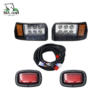 Kit d'éclairage LED pour voiturette de golf Club Car DS avec faisceau de câblage, feux avant et arrière pour voiturette de golf