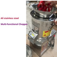 Machine à hacher les légumes, déchiqueteuse de piments, broyeur de gingembre et d'ail, hachoir à poivre, processeur d'aliments pour poulets et porcs (à partir de 5 ans)