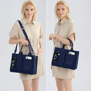 Bolsa de Mano Grande de Lona 100% Algodón para Compras, Gimnasio, Fin de Semana, Estilo Nuevo, Diseño Moderno, Venta al por Mayor, Muestra Gratis - Product Image 1