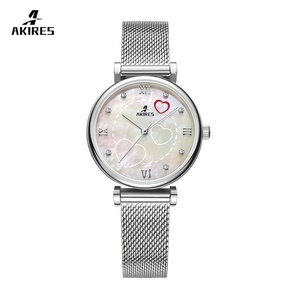 Akires 2019 nuovo Design orologio da polso al quarzo da donna orologio da polso con movimento Ronda quadrante Display OEM/ODM disponibile - Product Image 1