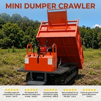 Mini-dumper sur chenilles en caoutchouc, Chargeuse-pelleteuse Mimi, Chargeuse-pelleteuse sur chenilles, Ciseaux