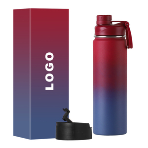 Acampar al aire libre 32oz Gimnasio Taza de agua Deportes portátiles Boca ancha Vacío Botella de agua potable de acero inoxidable - Product Image 1