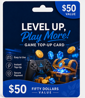 Carte cadeau de jeu personnalisée imprimée, carte de recharge, carte à gratter avec code-barres et code QR pour jeux de rôle