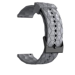 Bracelet en silicone Upro Wholesale pour Samsung 7/6/5, bracelet de remplacement 20mm 22mm, motif football, boucle à ardillon sportive - Product Image 6
