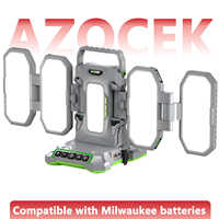 Kabellose Helle LED-Arbeitsleuchte 5-seitige Beleuchtung IPX4 Wasserdicht für 4-fach Faltbare Tragbare DC 10000 lm Autoreparatur-Garagenleuchte