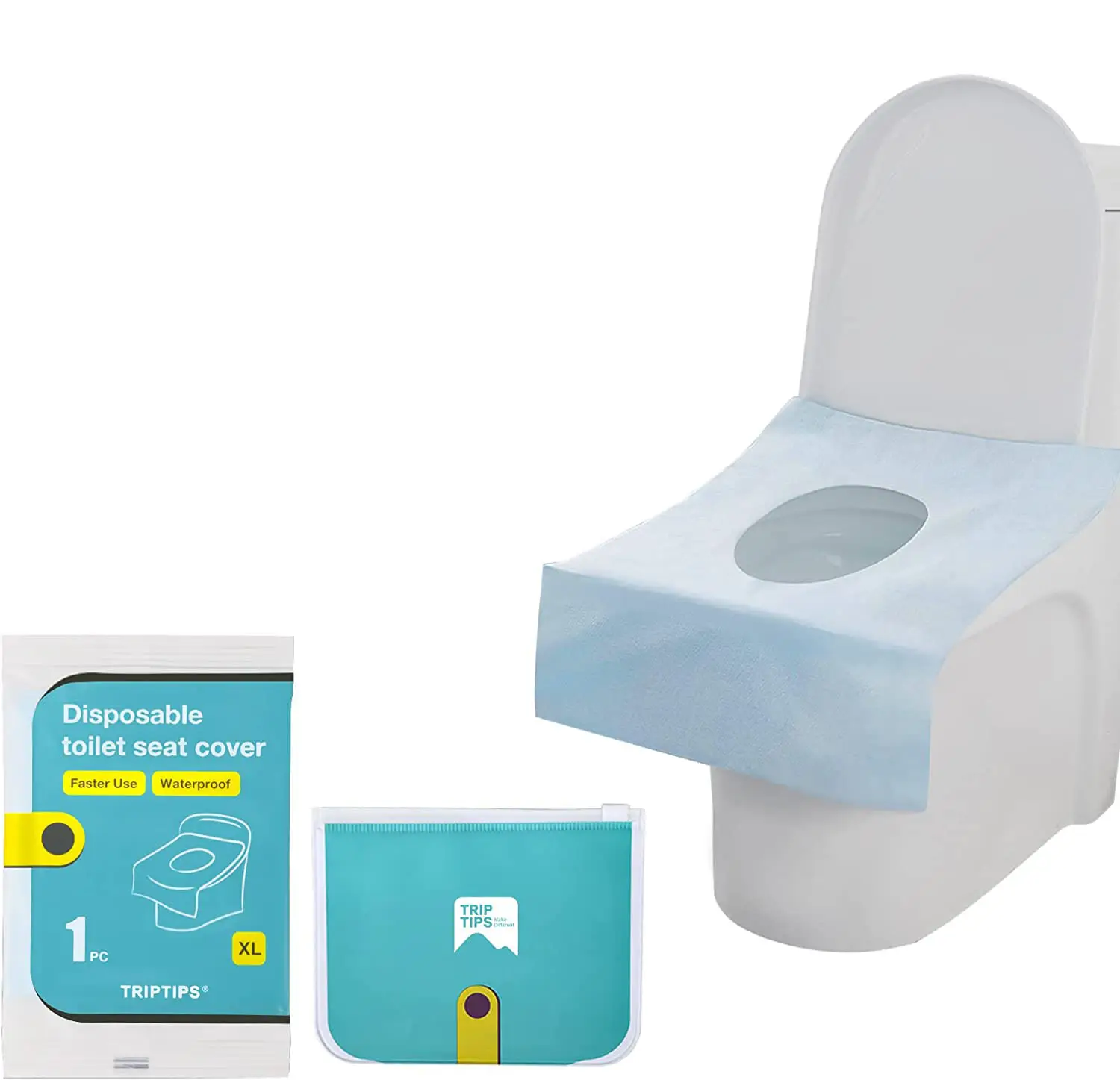 Sticker free Disposable Toilet Seat Covers Faster use Waterproof Disposable Toilet Seat Cover