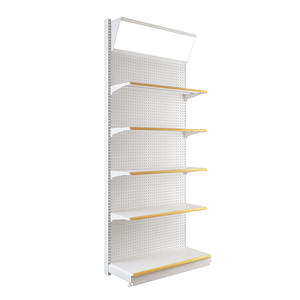 Proveedor de fábrica, estantería de góndola, exhibición para publicidad de tienda, estantes de supermercado, metal de <span class=keywords><strong>madera</strong></span> metálico utilizado para tiendas - Product Image 6