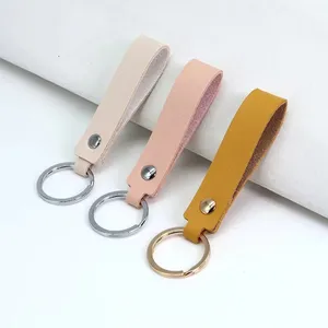 Porte-clés personnalisé double face avec logo, mignon, portable, décoratif, cordon, chaîne, anneau, couleurs <span class=keywords><strong>cuir</strong></span>, style rétro, cadeau - Product Image 4