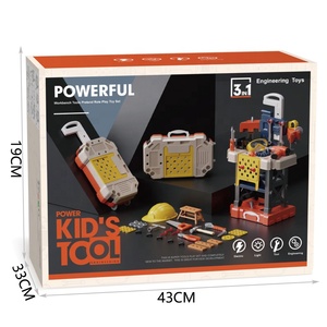 Hot bán đa chức năng tự làm hộp công cụ thiết lập cho trẻ em kích thước lớn 73cm nhựa Điện Công cụ đồ chơi cho bé trai 'đồ chơi bảng - Product Image 5