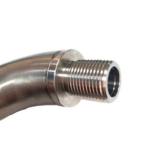 J-Style 90 °   Adaptateur d'échappement en acier inoxydable avec inserts réglables, éliminateur de code défaut (CEL) - Product Image 3