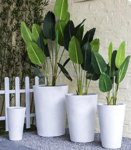 Kit de pots de fleurs en argile écologique pour l'extérieur, uniques, légers, pour la maison et les expositions - Product Image 1