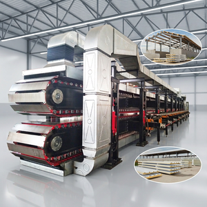 สายการผลิตแผงแซนวิช PU/PIR สำหรับประตูโรงรถ เครื่องผลิตแผงฉนวน PIR อั<span class=keywords><strong>จ</strong></span>ฉริยะขนาดเล็ก สายการผลิตแบบต่อเนื่อง - Product Image 4