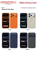 Étui de téléphone intelligent HK88 Android avec traduction vocale en temps réel, enregistrement et IA pour iPhone 13/14/15/16/17 Pro Max/17 Air