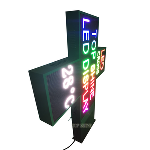 Pantalla LED cruzada al aire libre, fabricante de pantalla redonda, RGB, WIFI, vídeo de pared de Hospital, señal de <span class=keywords><strong>farmacia</strong></span> - Product Image 5