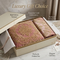 Parure de lit 6 pièces en velours de lait sculpté 3D, couette en polaire gaufrée style Moyen-Orient, ensemble de couette de luxe en flanelle chaude pour l'hiver