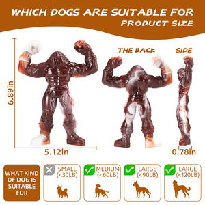 Jouet pour <span class=keywords><strong>chien</strong></span>, jouet à mâcher durable pour nettoyer les dents, jouet interactif pour nettoyer les dents, jouet à mâcher résistant pour <span class=keywords><strong>chien</strong></span> - Product Image 2