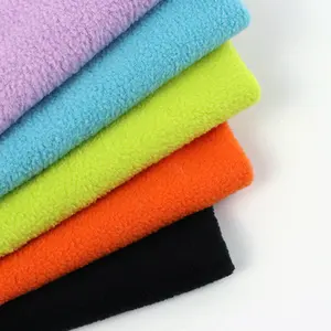 Shaoxing üretici Polyester mikro Polar Polar iki yan fırça bir tarafı Anti boncuklanma kumaş, mikro Polar Polar kumaş