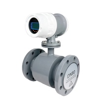 Flowmeter Elektromagnetik untuk Bahan Kimia Asam Alkali Bir Susu SS316 OEM