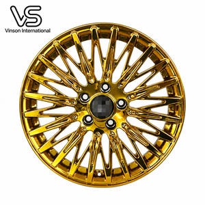 Rueda de aleación forjada de 17 pulgadas con acabado dorado para Honda Accord, aplicación de rueda personalizada. - Product Image 2