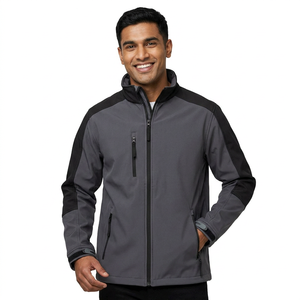 Service OEM ODM Vestes Softshell pour hommes de haute qualité Vente chaude Nouveauté Design unique Veste zippée pour homme - Product Image 1