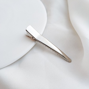 Haarspeld voor het maken van sieraden, enkelvoudige alligatorhaarspeld met tandjes, blanco basis voor DIY haarspelden - Product Image 6