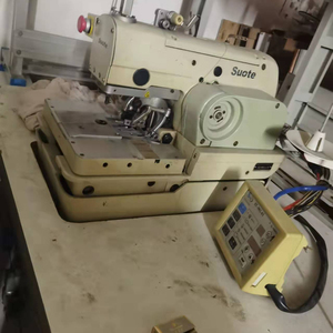 Used Gray Suote-981 Eyelet <b>Buttonhole</b> Industrial Sewing Machine 90% New 2500rpm 3-10MM Thickness - Product Image 3