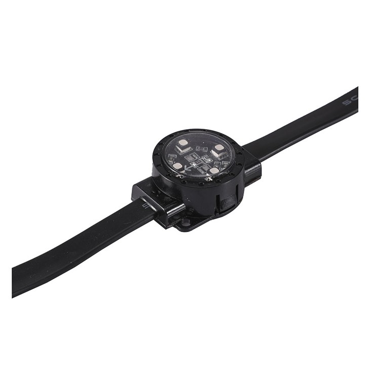 Customizable 12V RGBIC Smart LED Pixel Point Factory Direct Outdoor Christmas Landscape Lighting Color-Changing Permanent