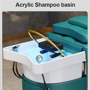 Güzellik salonu mobilyası saç yıkama baş tedavisi Spa tay hemşirelik elektrikli su sirkülasyonu şampuan yatak üniteleri berber dükkanı için - Product Image 5