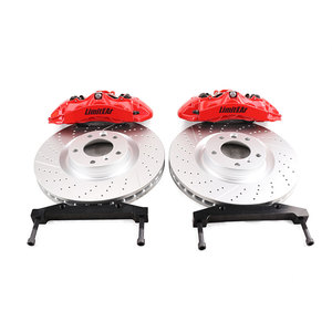 Pinzas de freno de 4 pistones grandes AMG4 de alta calidad de fábrica, Kit de freno grande ligero para <span class=keywords><strong>Mercedes</strong></span> Benz AMG CLK GLE GLS W222 W212 S63 - Product Image 2