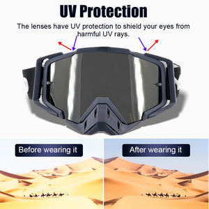 <span class=keywords><strong>Gafas</strong></span> para ATV y Senderismo, para <span class=keywords><strong>Motocross</strong></span>, Motocicleta y Ciclismo de Montaña, <span class=keywords><strong>Gafas</strong></span> para Conducción Off-Road y Carreras MX - Product Image 6