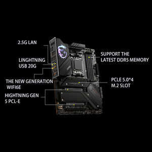 เมนบอร์ด DDR5ไวไฟ <span class=keywords><strong>MSI</strong></span> MPG คาร์บอน X670E - Product Image 4
