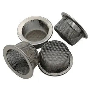 Stainless steel filters 1/2 3/4 inch dome shaped bowl pipe screens for wooden pipe