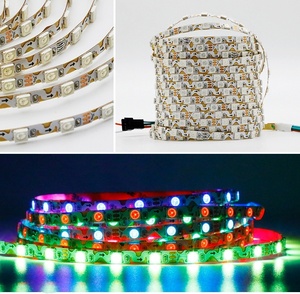 Bande lumineuse LED RGBIC WS2812B 5V SMD5050 en forme de S, pleine couleur, intelligente, magique, fluide, programmable, adressable, Dream - Product Image 6